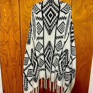 Boho/ Western style fringe Duster/Cardigan